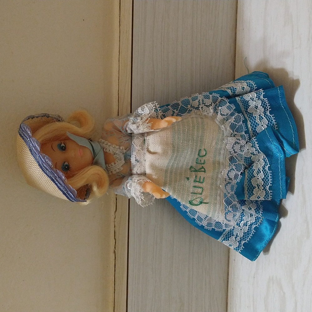 Vintage 1960's Quebec Souvenir Doll